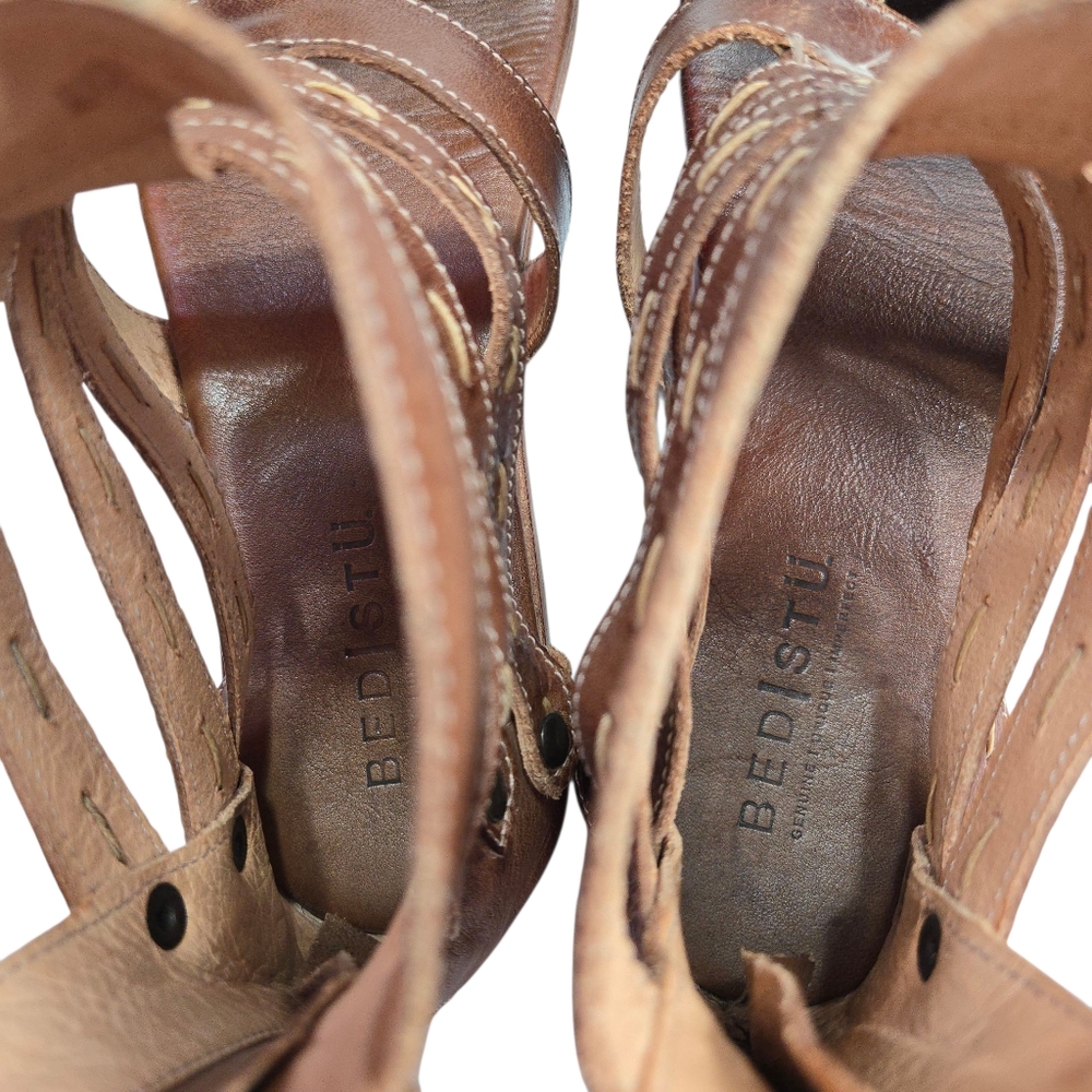 Bed Stu Artemis Gladiator Sandals Tan Rustic - Picture 9 of 11